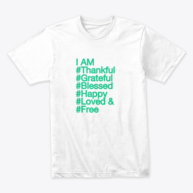 Affirmation Shirt-Green Print